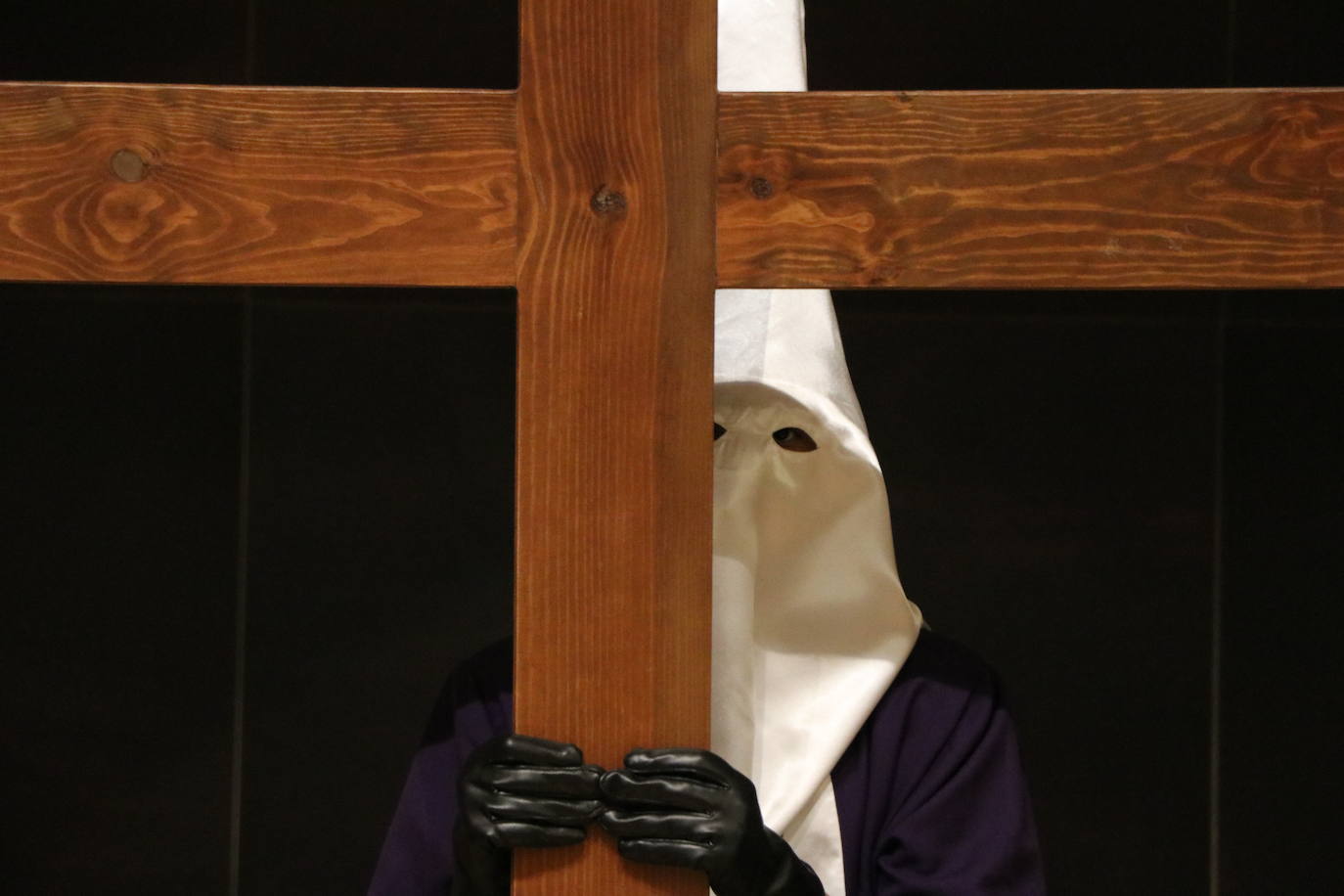 La iglesia acoge uno de los actos más tradicionales de la Semana Santa de León.