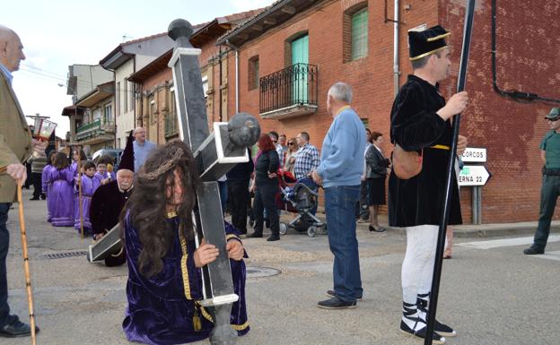 Procesión de los Pasos en Almanza.