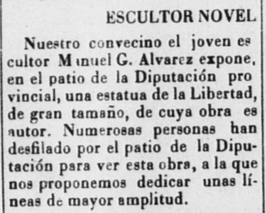 Recorte del periódico 'La Democracia' del 16 de abril de 1931. 