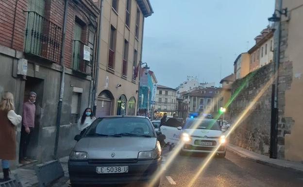 Imagen de la calle Caño Badillo tras el suceso. 