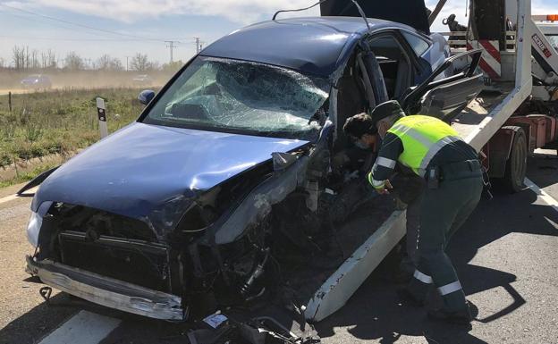 Imagen de los vehículos accidentes 