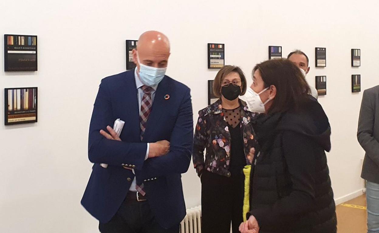 José Antonio Diez, alcalde de León, durante un acto celebrado en el Albéitar.