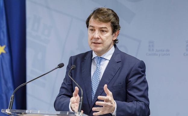 El presidente de la Junta de Castilla y León, Alfonso Fernández Mañueco.