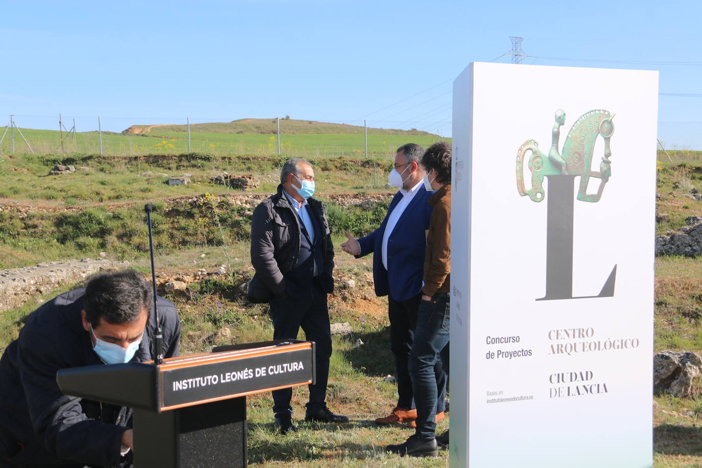 Yacimiento de la cuidad astur-romana de Lancia