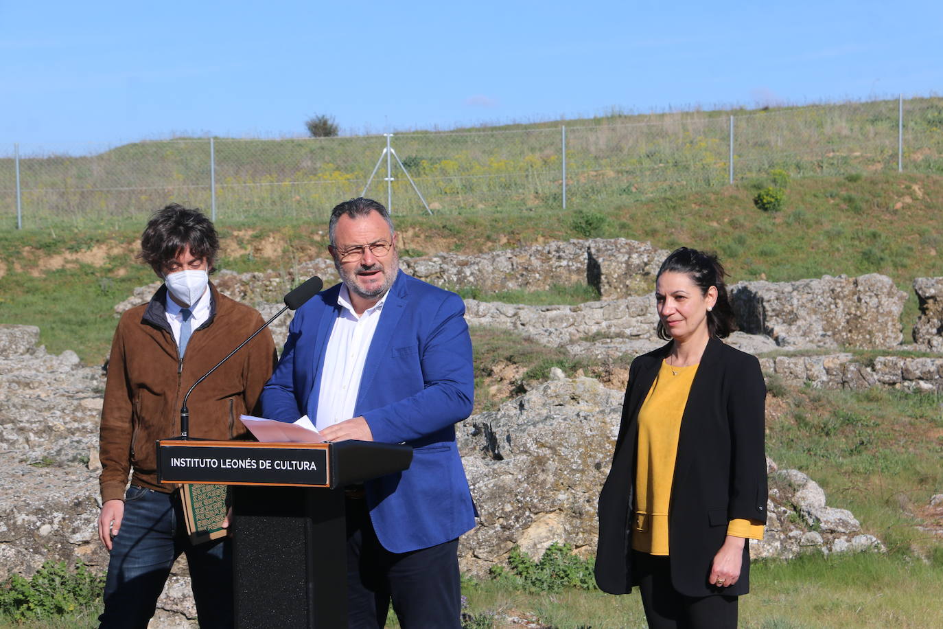 Yacimiento de la cuidad astur-romana de Lancia
