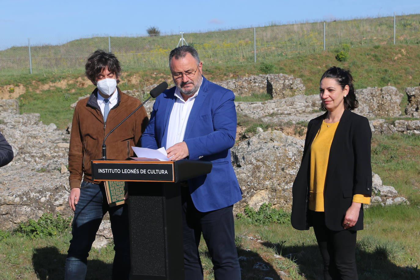 Yacimiento de la cuidad astur-romana de Lancia