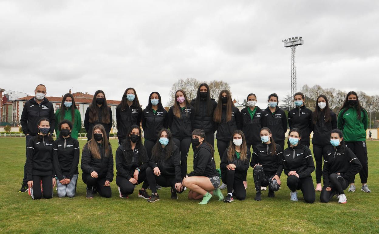 Integrantes del Club Sprint de Atletismo.