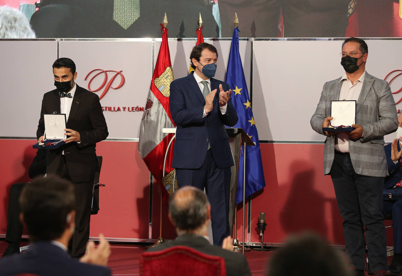 El presidente de la Junta de Castilla y León, Alfonso Fernández Mañueco, entrega los Premios Castilla y León 2020. 