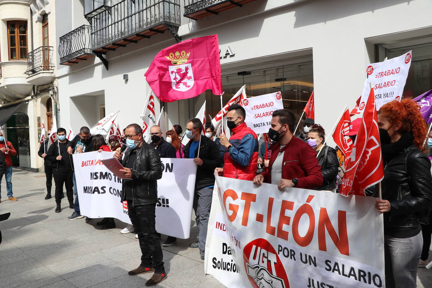 Los sindicatos mayoritarios denuncian que hasta diez centros logísticos de Inditex cobran más que el de León.