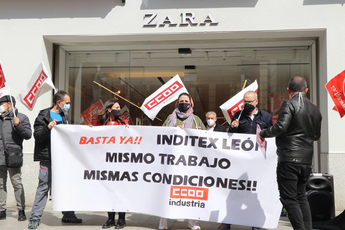 Los sindicatos mayoritarios denuncian que hasta diez centros logísticos de Inditex cobran más que el de León.