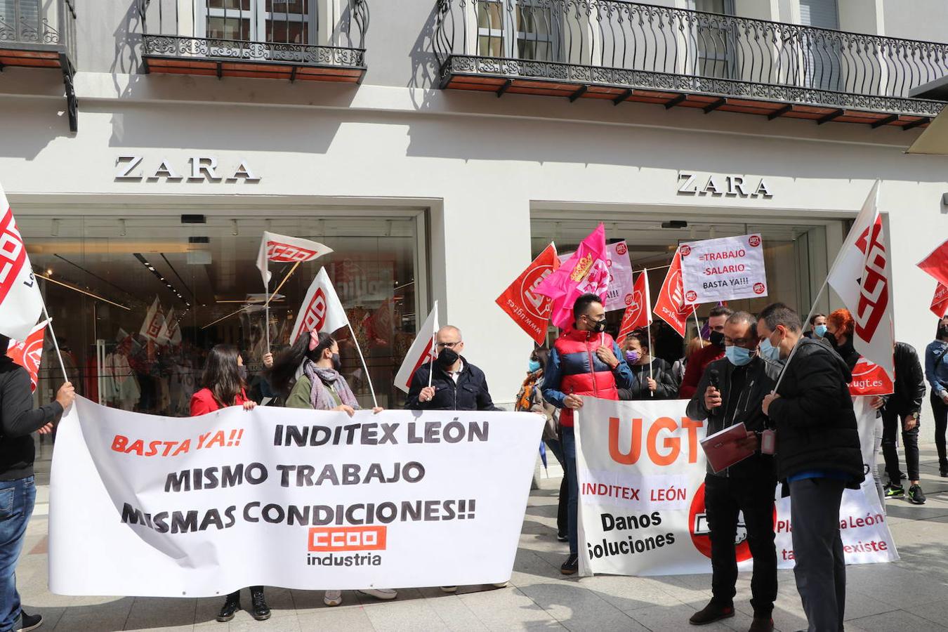 Los sindicatos mayoritarios denuncian que hasta diez centros logísticos de Inditex cobran más que el de León.