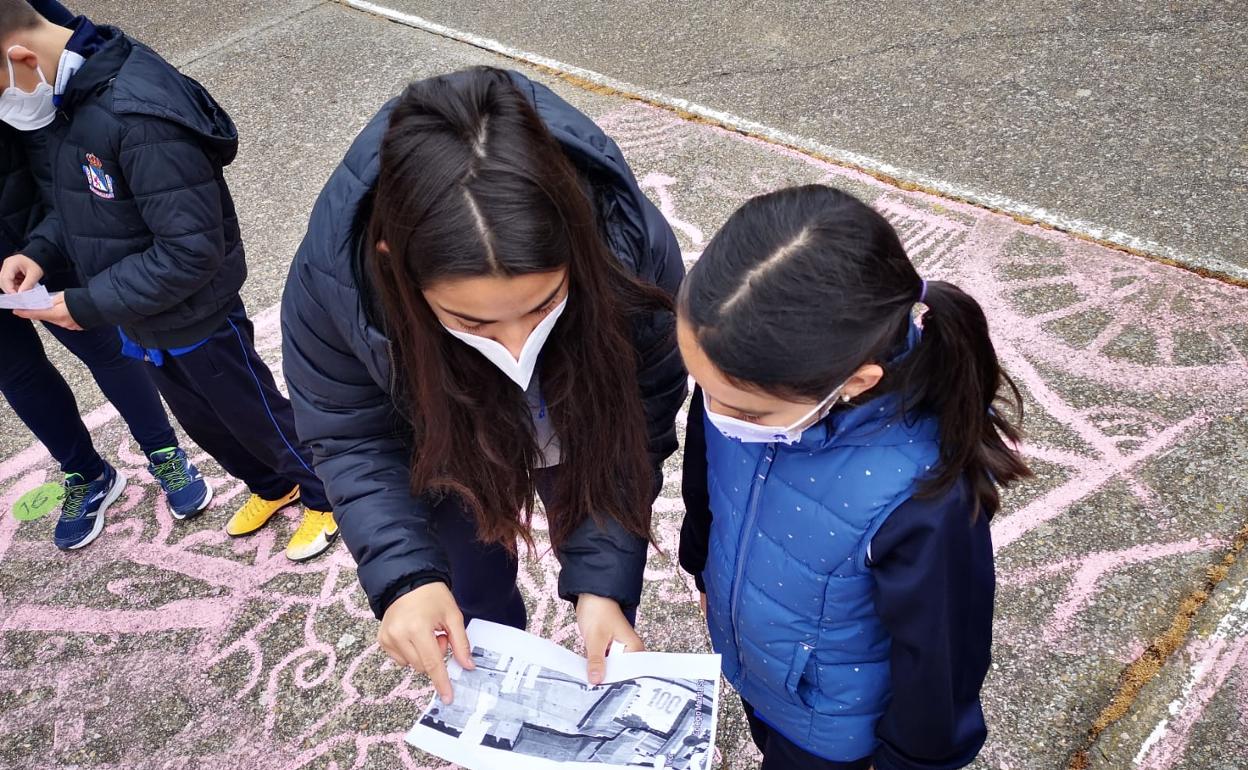 Un instante de la actividad celebrada en el colegio.