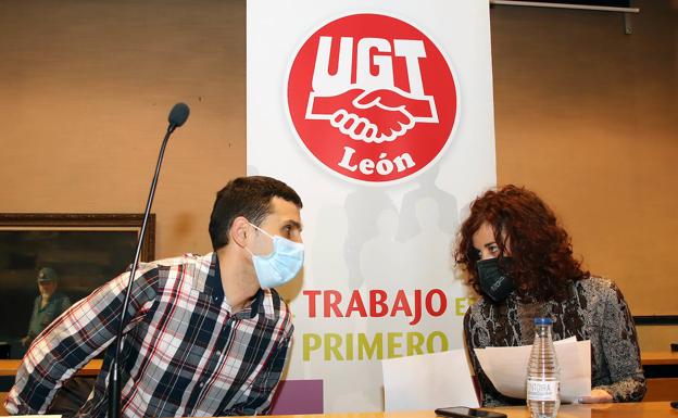 Galería. Comparecencia de UGT sobre residencias de mayores de León y Ponferrada y centro de menores.