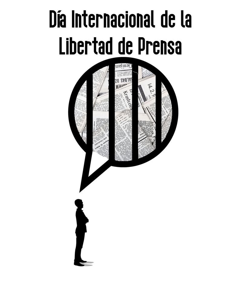 Los estudiantes de Maristas San José realizan un trabajo conmemorativo con motivo del 3 de mayo, 'Día Mundial de la Libertad de Prensa'.