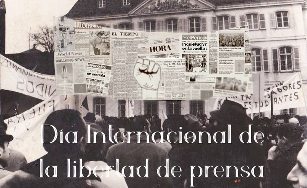 Los estudiantes de Maristas San José realizan un trabajo conmemorativo con motivo del 3 de mayo, 'Día Mundial de la Libertad de Prensa'.