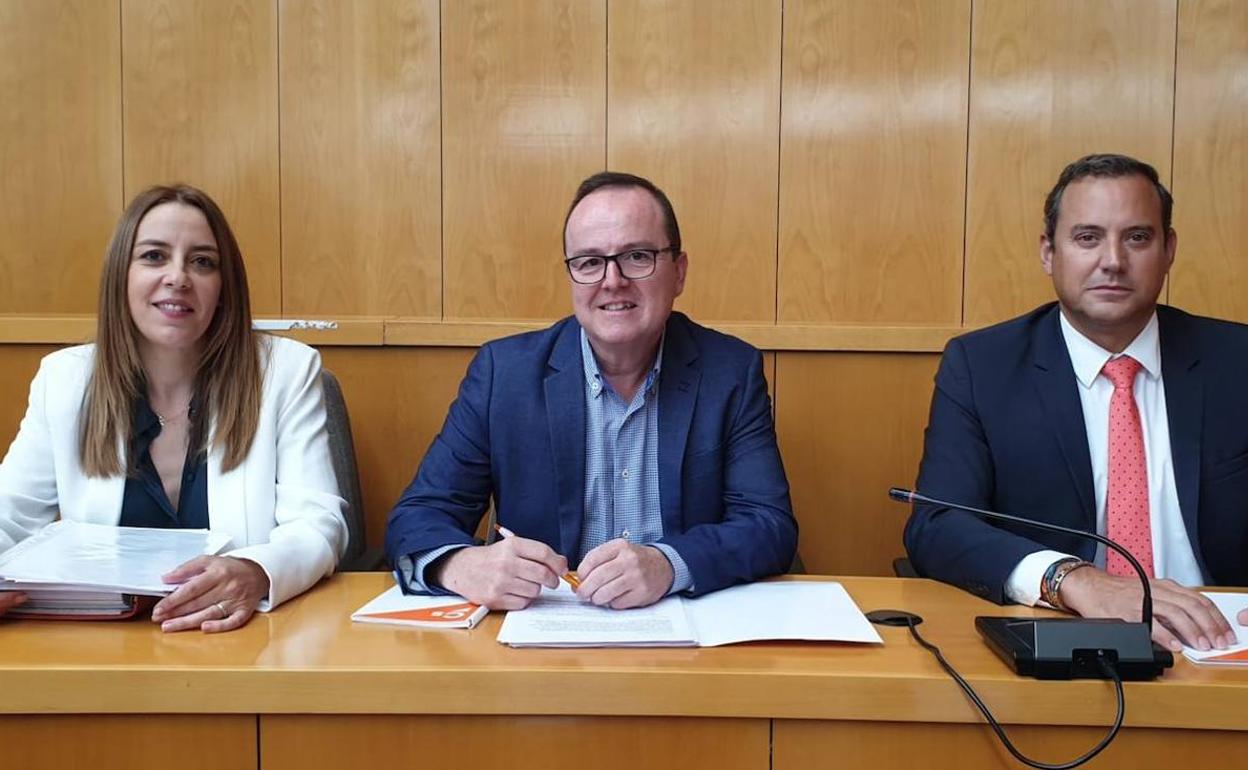 Los concejales de Cs en San Andrés.