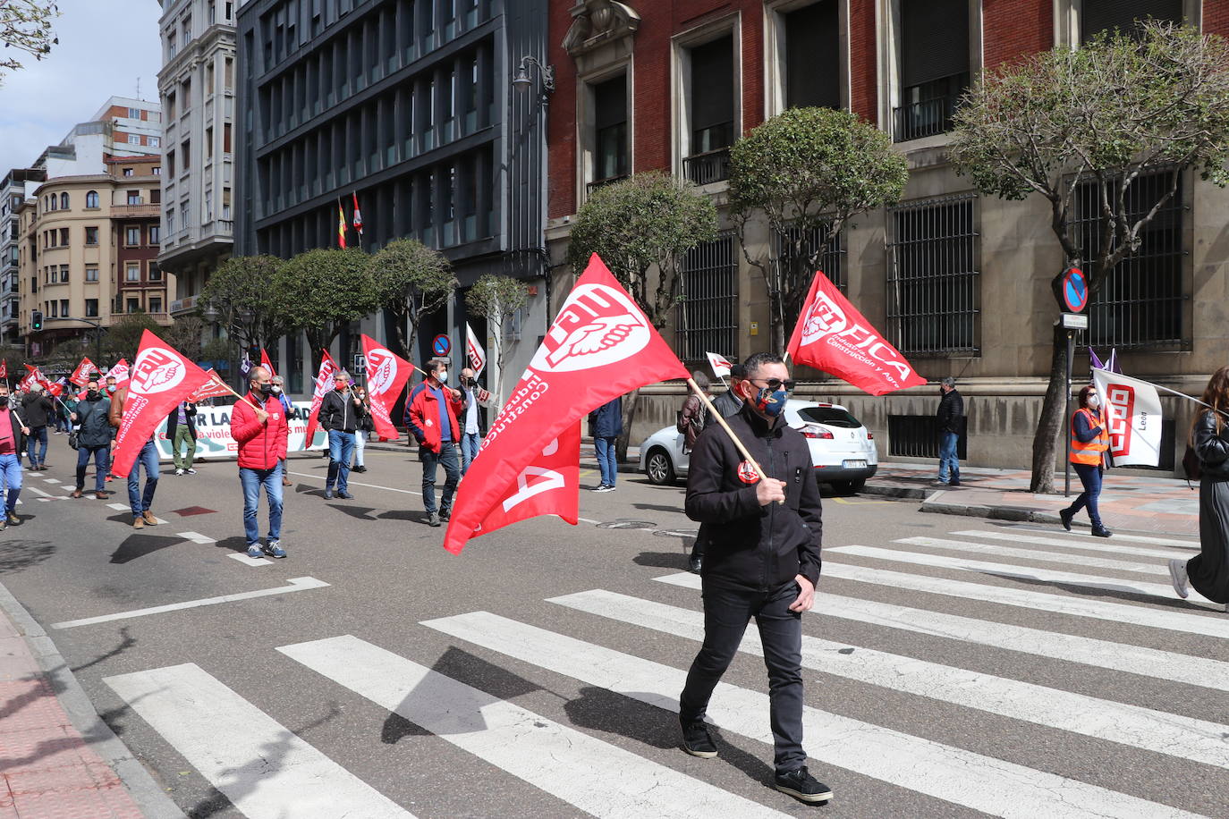 Movilizaciones del Primero de Mayo, Día Internacional del Trabajo, en León.