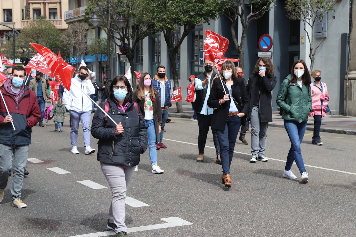 Movilizaciones del Primero de Mayo, Día Internacional del Trabajo, en León.