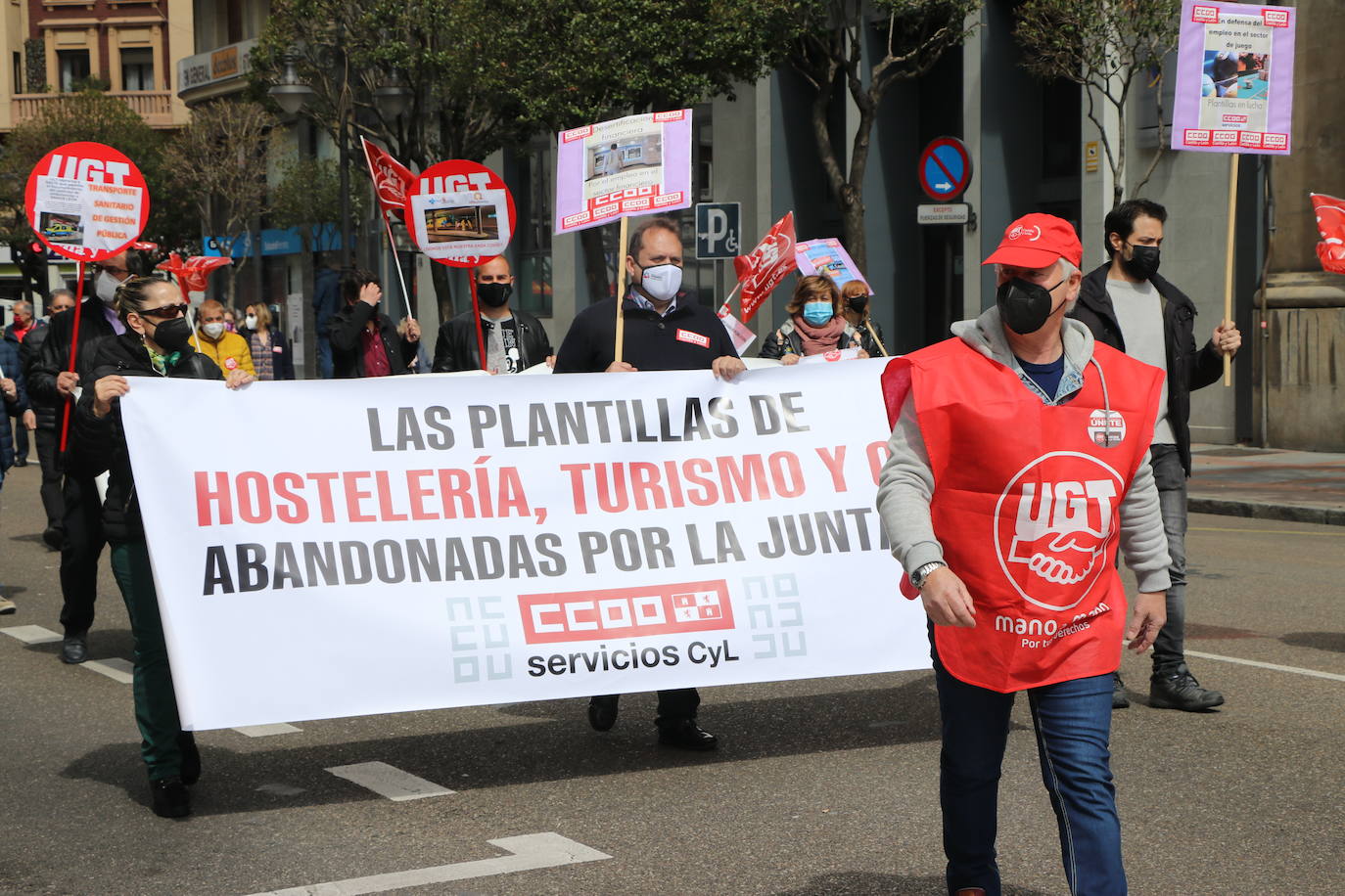 Movilizaciones del Primero de Mayo, Día Internacional del Trabajo, en León.