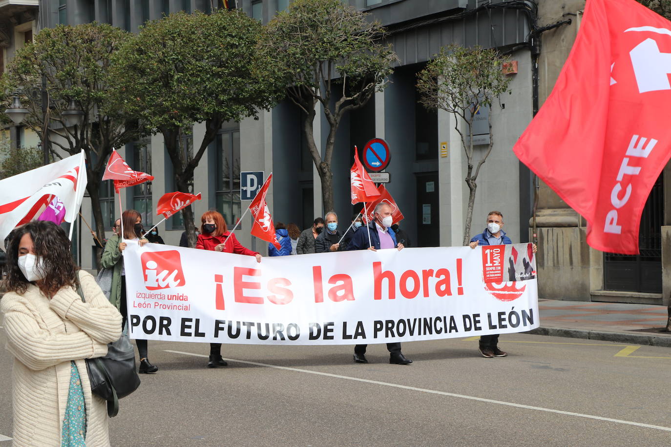 Movilizaciones del Primero de Mayo, Día Internacional del Trabajo, en León.