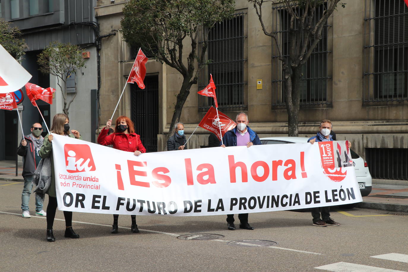 Movilizaciones del Primero de Mayo, Día Internacional del Trabajo, en León.