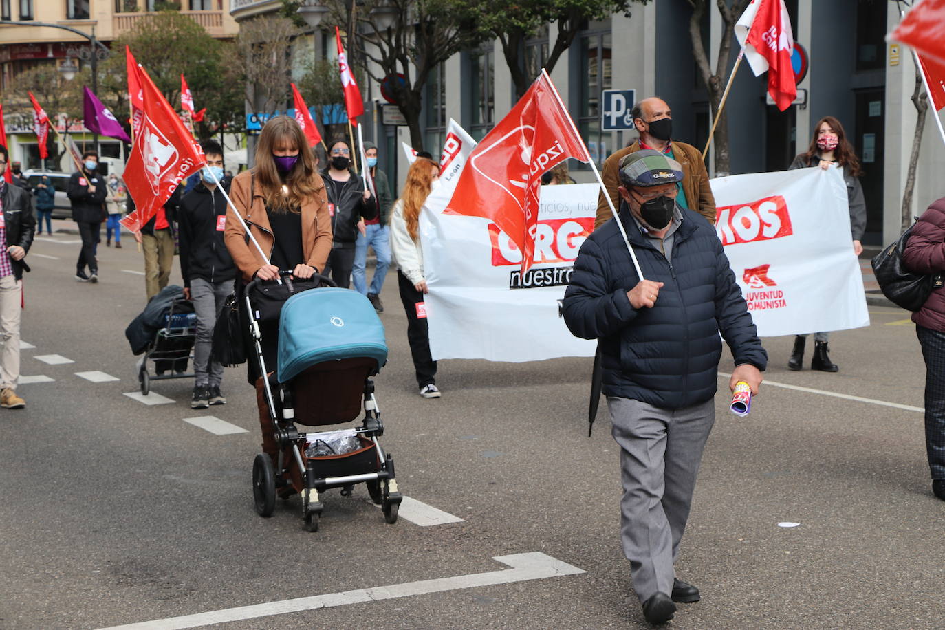 Movilizaciones del Primero de Mayo, Día Internacional del Trabajo, en León.