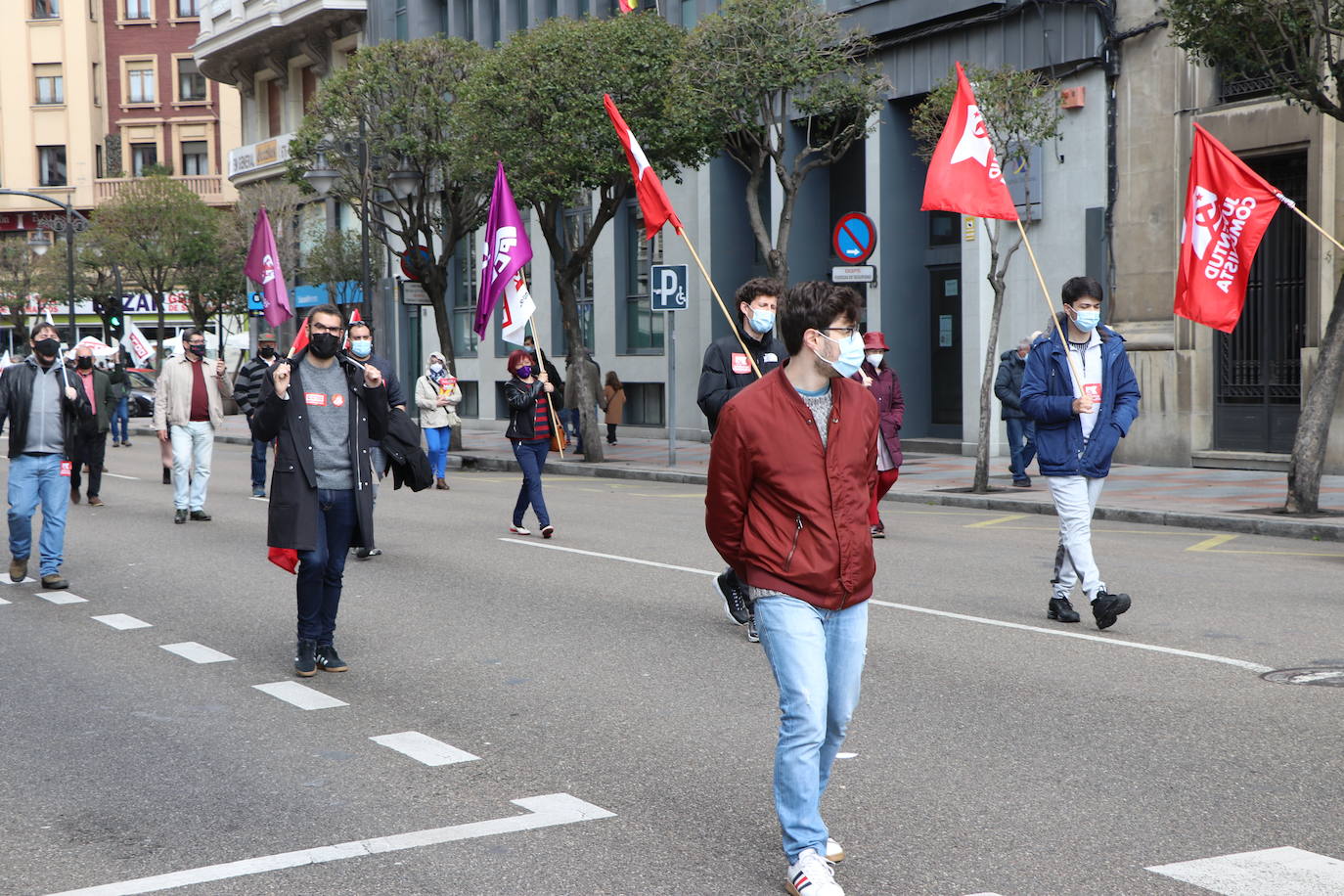 Movilizaciones del Primero de Mayo, Día Internacional del Trabajo, en León.