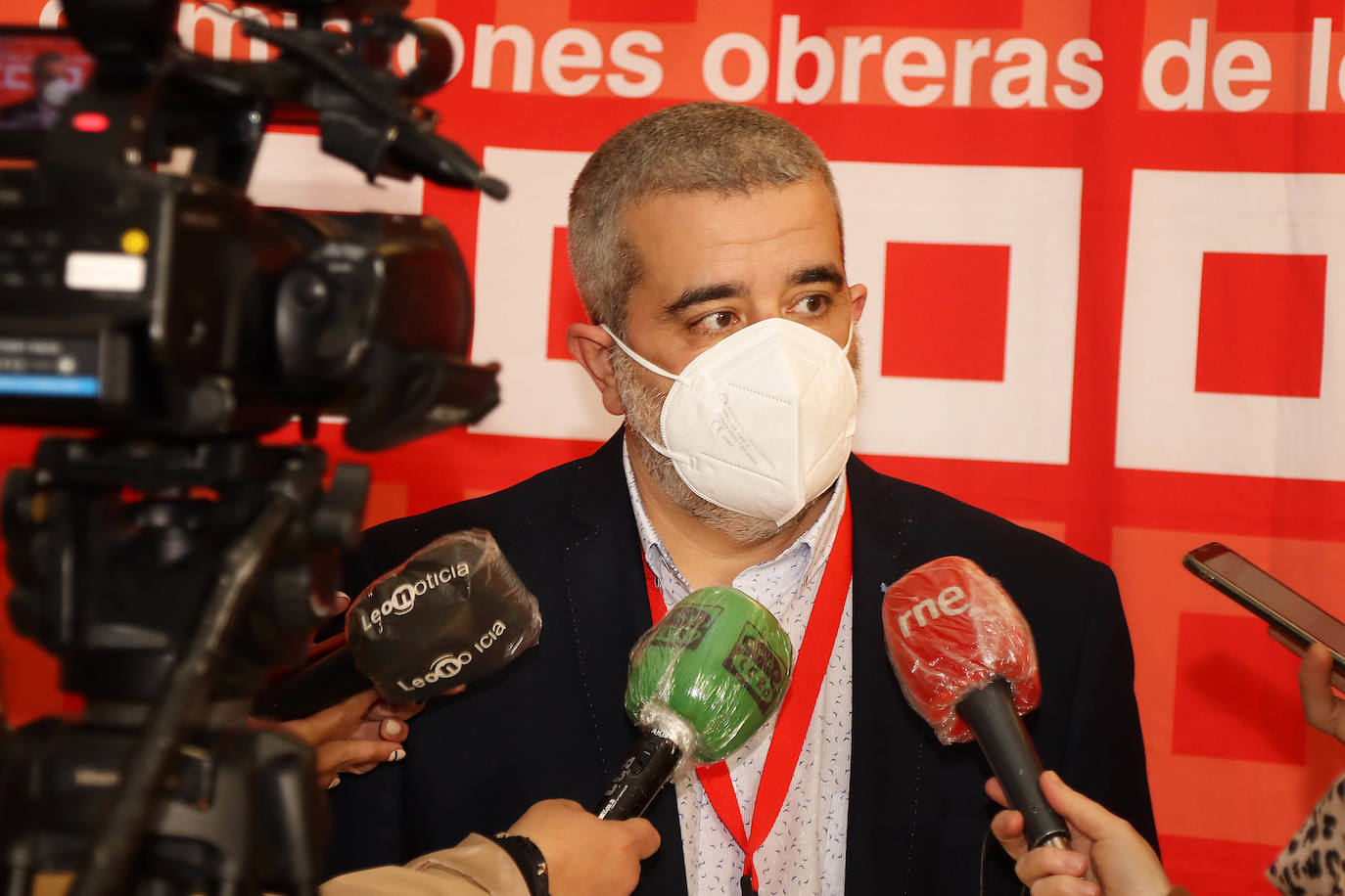 El secretario provincial de CCOO, Xosepe Vega, opta a la reelección