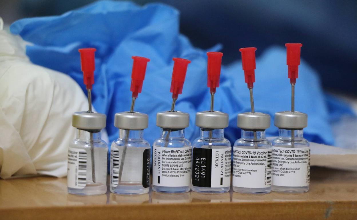 Pfizer enviará el mayor número de dosis.