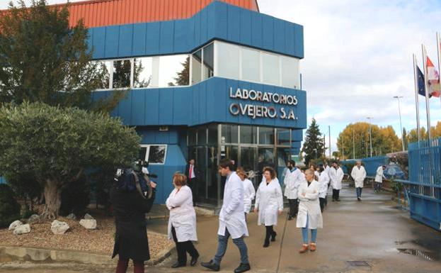 UGT y CCOO claman contra «un nuevo actor en la trama» de Laboratorios Ovejero y convocan movilizaciones