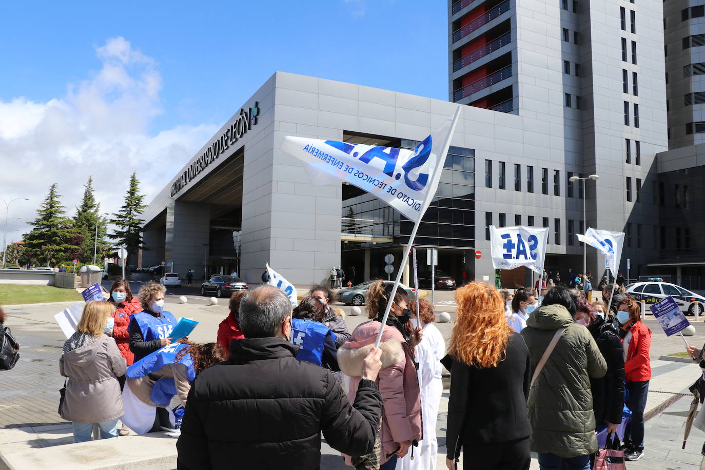 Los técnicos de enfemería leoneses reclaman que se les considere como parte del colectivo de enfermería.