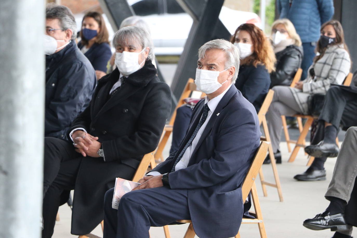 El Círculo Empresarial Leonés celebra un acto multitudinario en el que se respetaron las distancias y el uso de mascarillas.