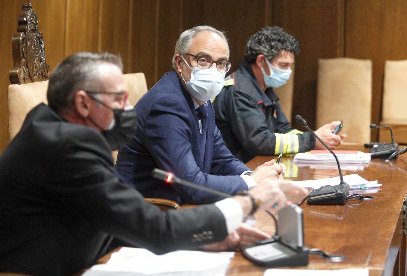 Presentación de los nuevos efectivos de los Bomberos de Ponferrada