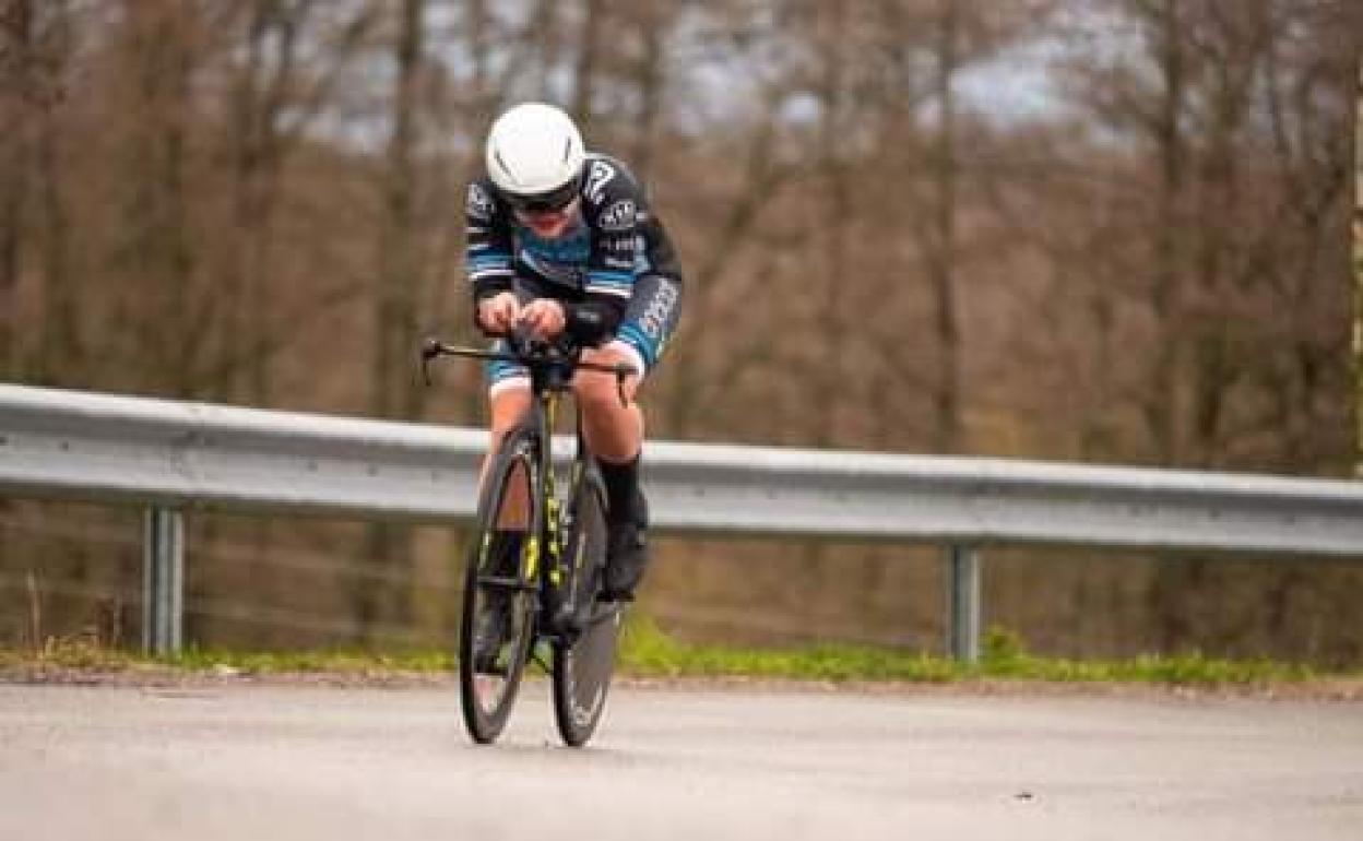 Aidi Gerde, en la 'Aerobike Temposari'.