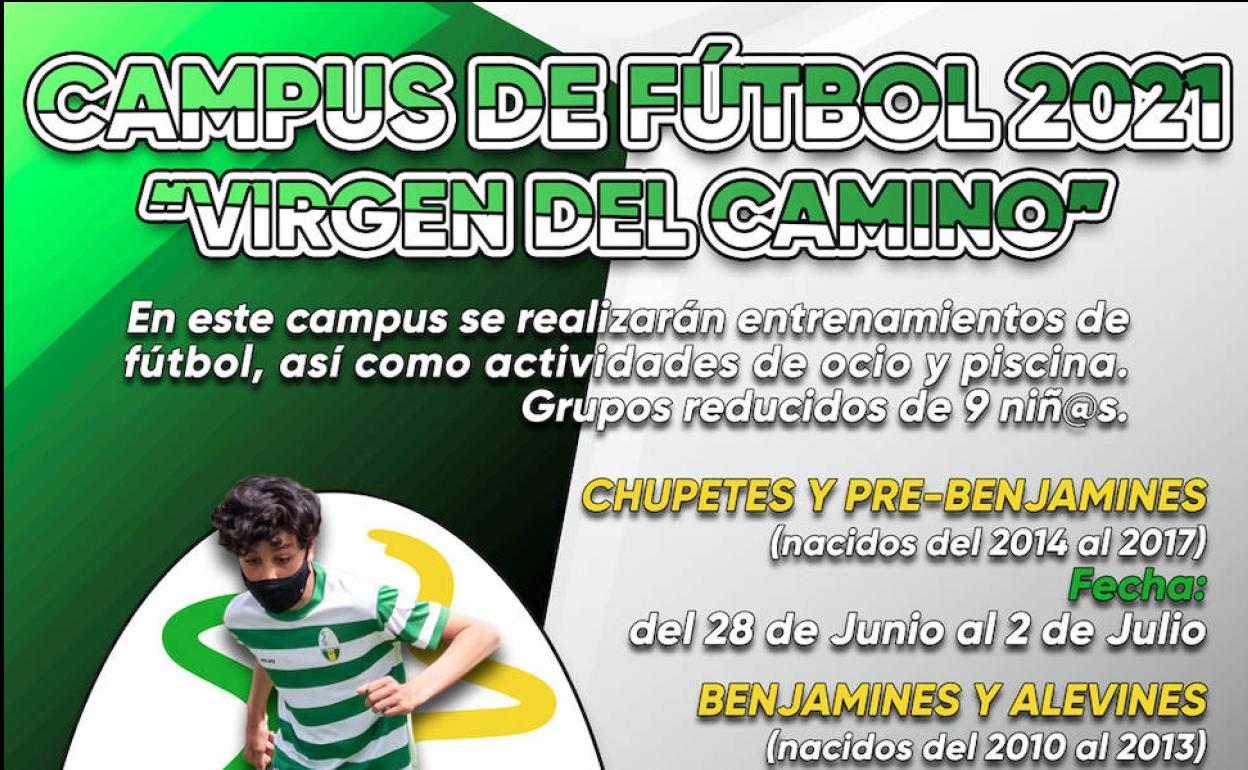 Fragmento del cartel del campus.