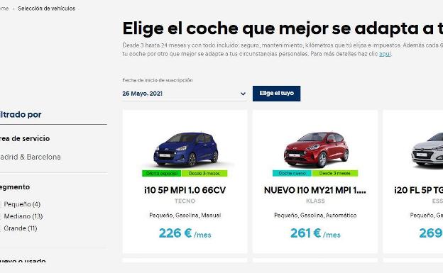 Hyundai lanza una suscripción que permite cambiar de coche cada seis meses