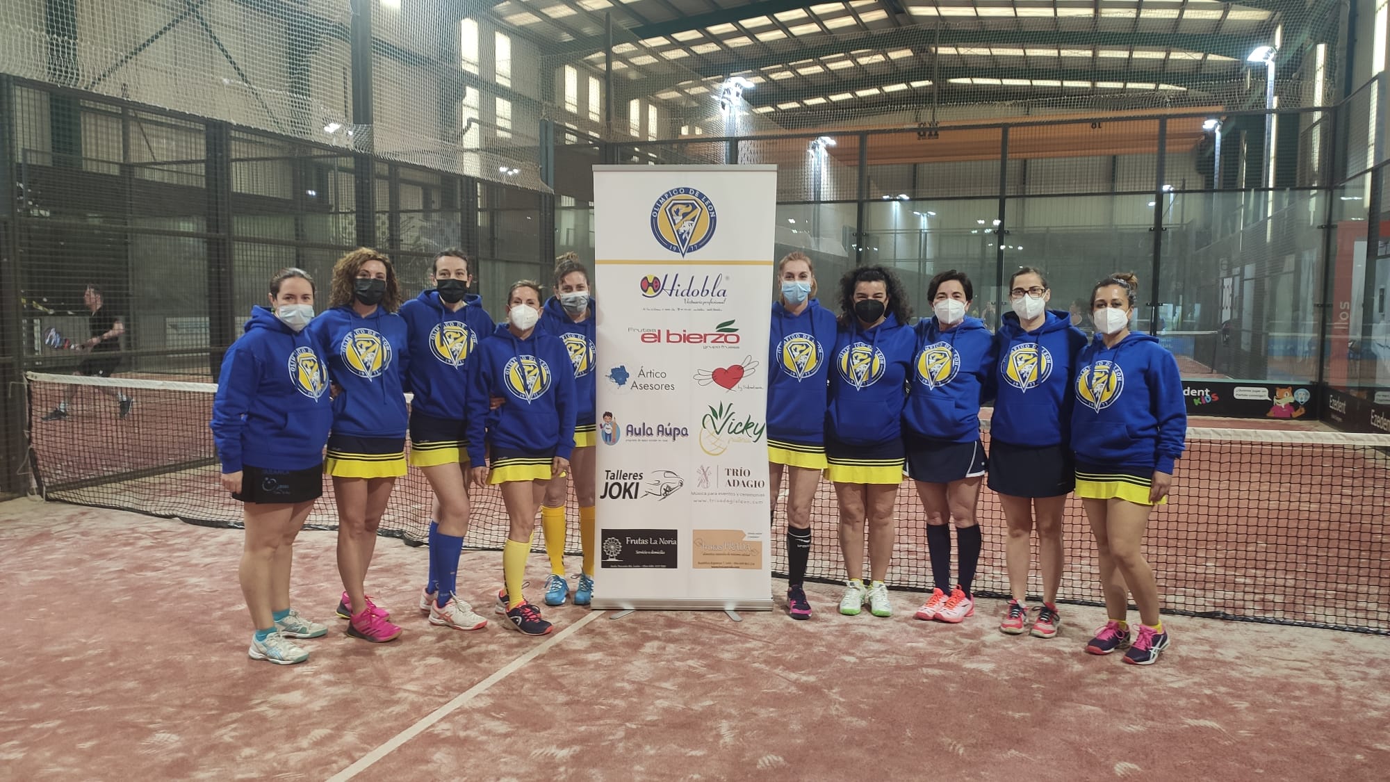 Las jugadoras del Olímpico de León.