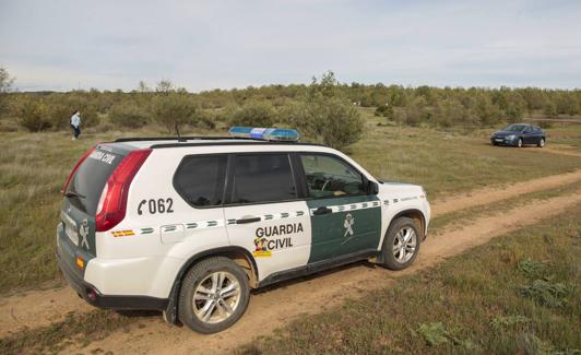 Efectivos de la Guardia Civil en la zona de búsqueda. 
