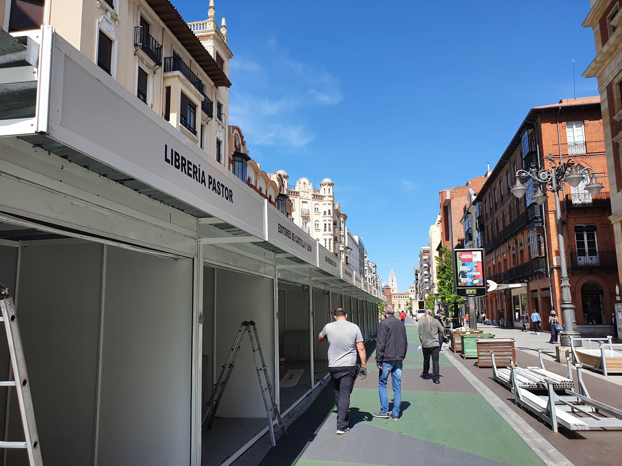 Casetas de la nueva edición de la Feria del Libro