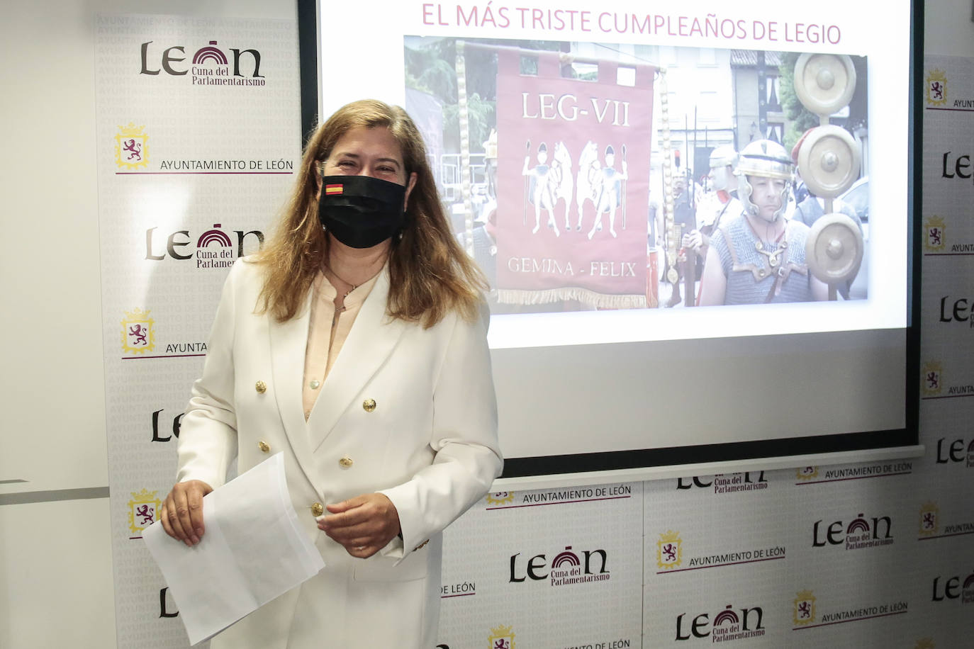 La concejala del Partido Popular en el Ayuntamiento de León, Margarita Torres.