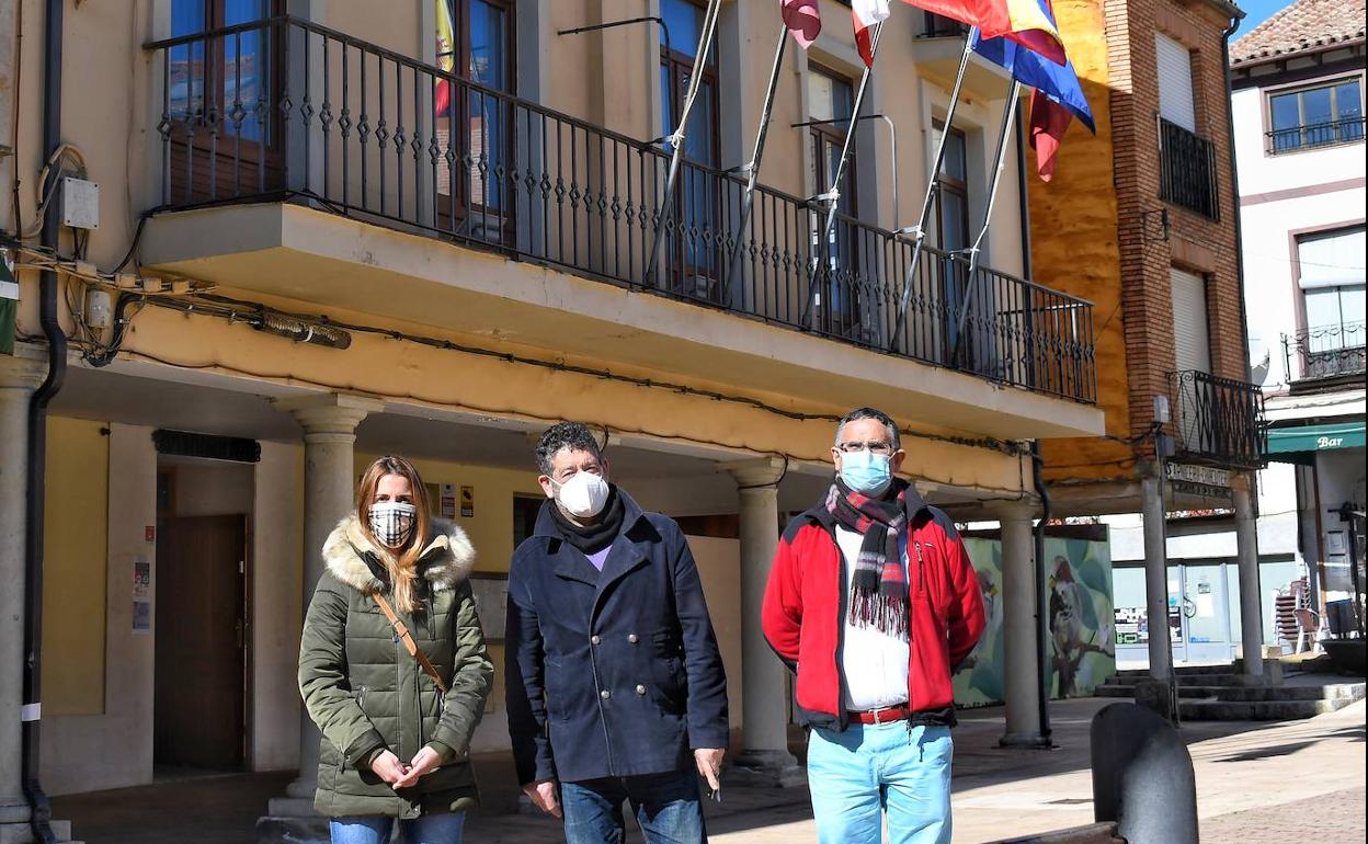 Representantes del PSOE de Sahagún.