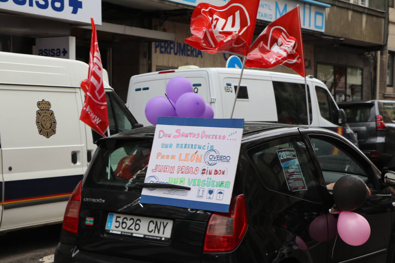 Fotos: Los trabajadores de Ovejeron vuelven a las calles