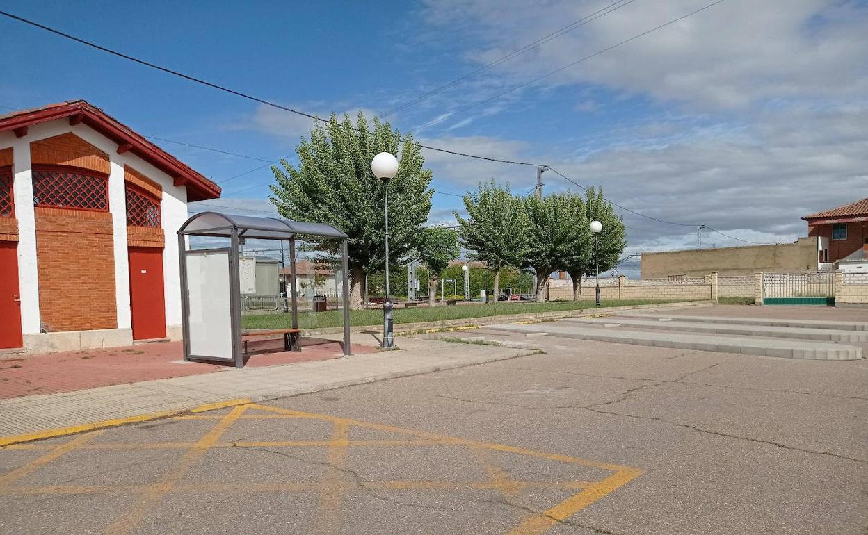 Estación de autobuses de Sahagún.