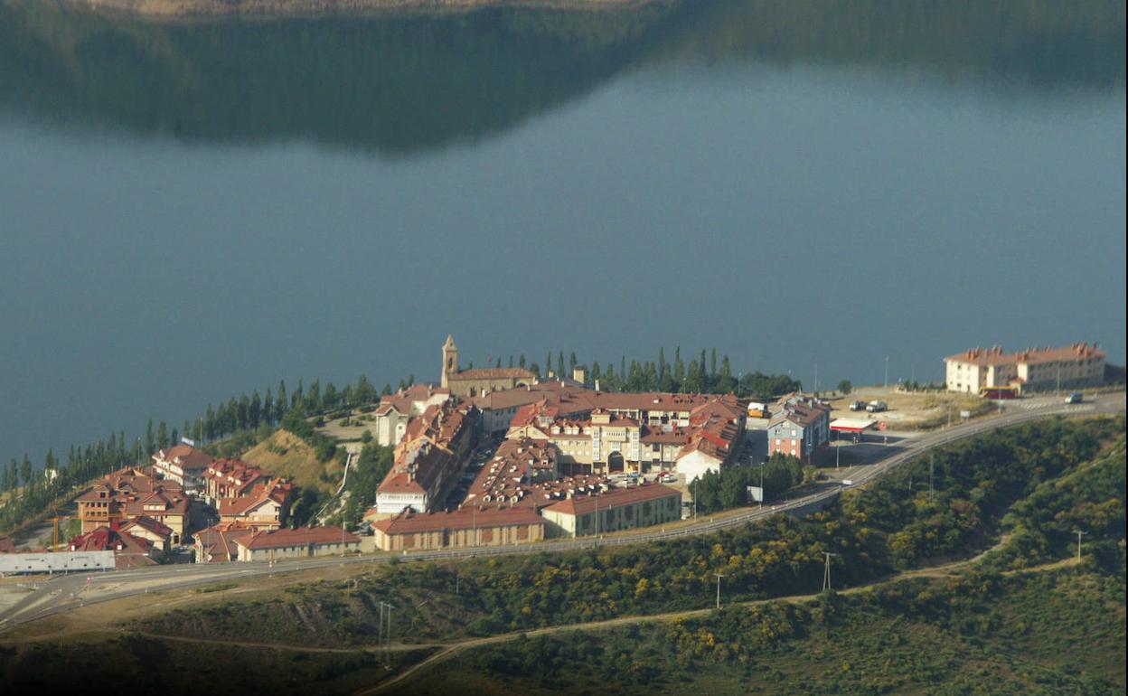 Imagen panorámica de Riaño.