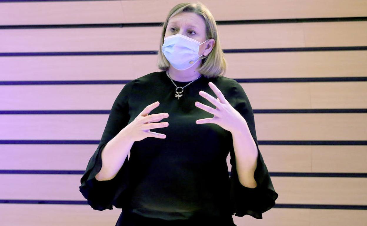 La consejera de Familia e Igualdad de Oportunidades, Isabel Blanco.