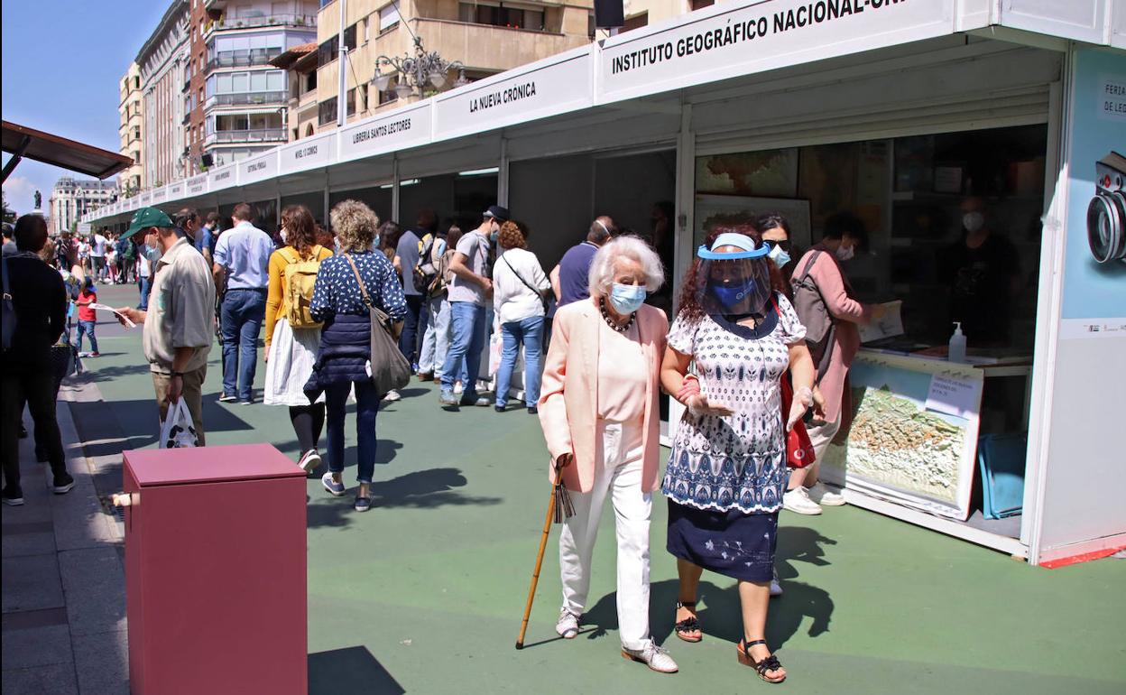 Feria del libro en León.