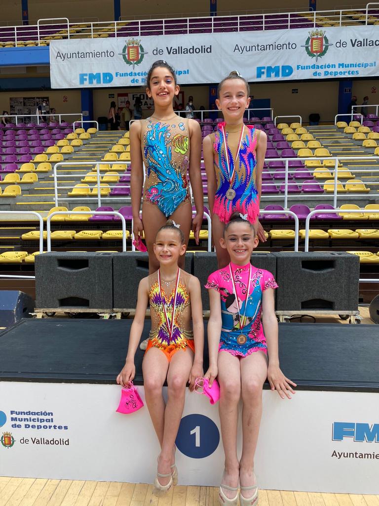 Sol Martínez se codeó con las mejores del mundo en la Copa del Mundo de Pesaro y las más pequeñas se trajeron cinco medallas del Autonómico de Valladolid.