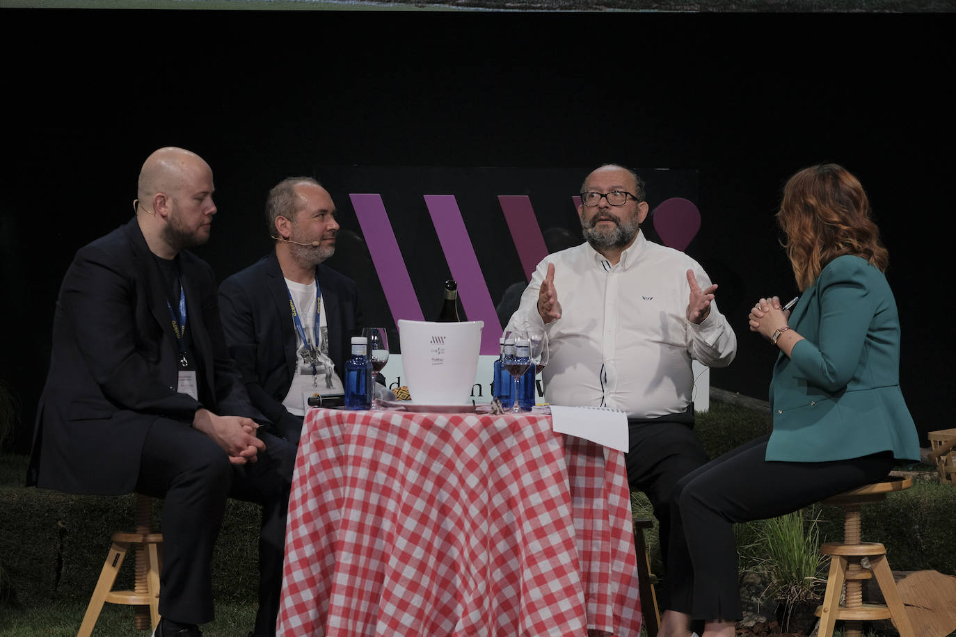 Un momento del debate sobre las subastas del vino en MF The Wine Edition. 