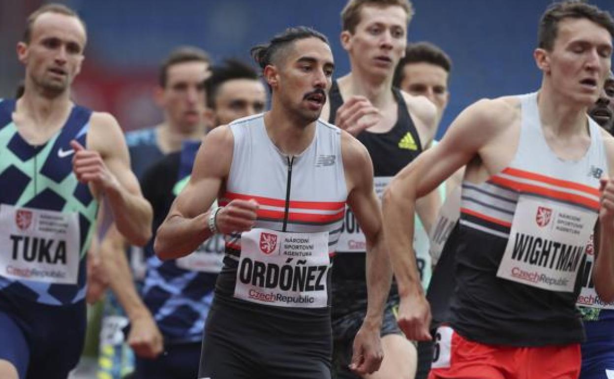 Saúl Ordóñez, en el meeting de Ostrava.