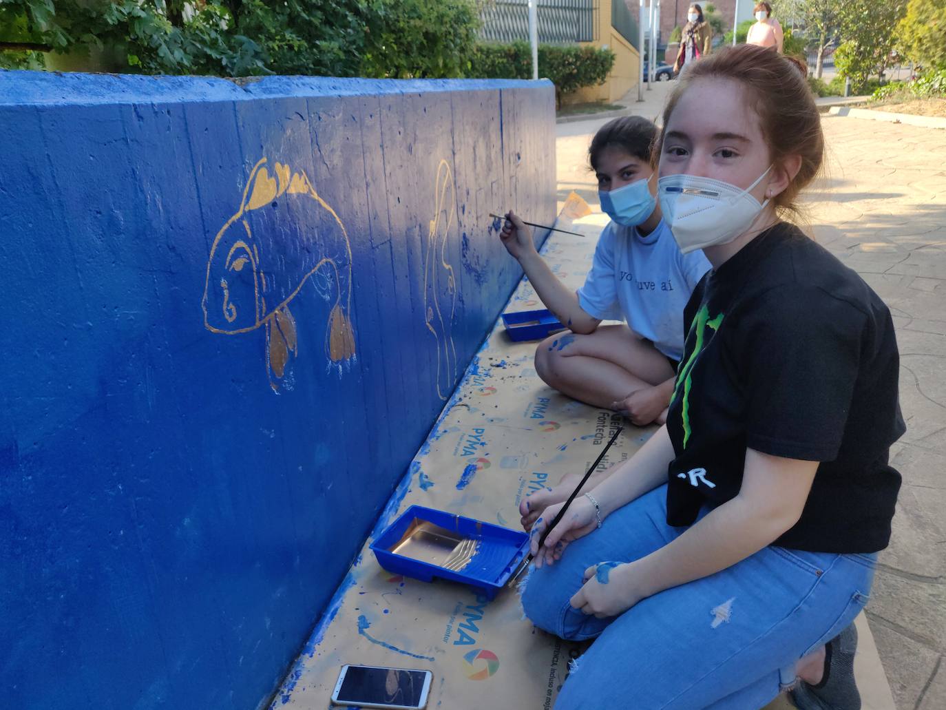 Imagen del nuevo mural de Calle las Fuentes.